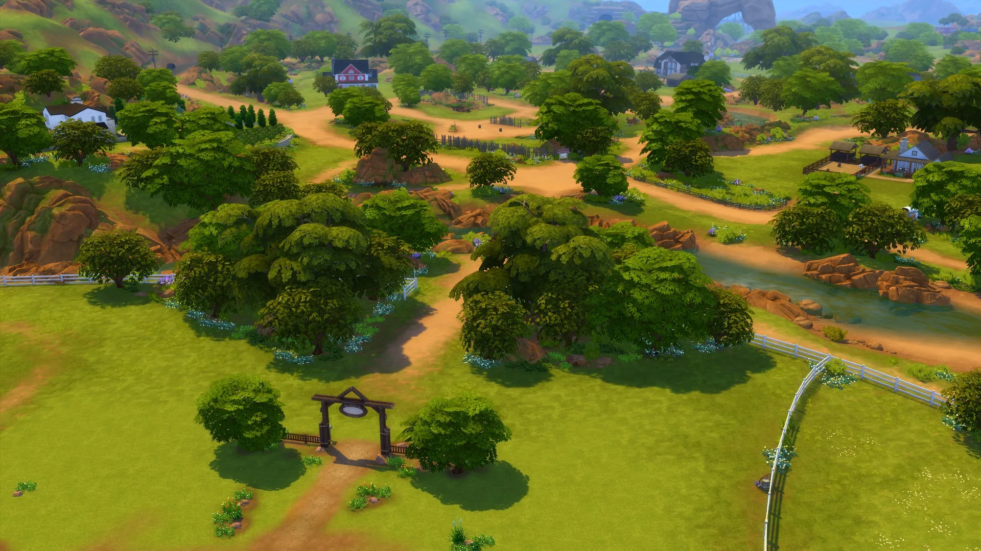 The Sims 4 Chestnut Ridge World Overview