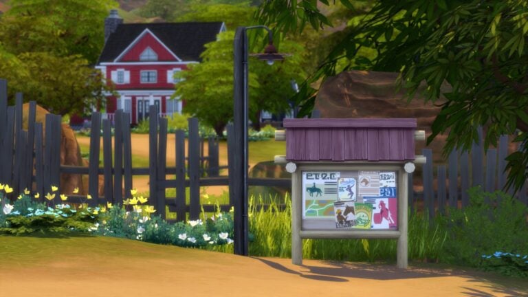The Sims 4 Horse Ranch Community Board Overview