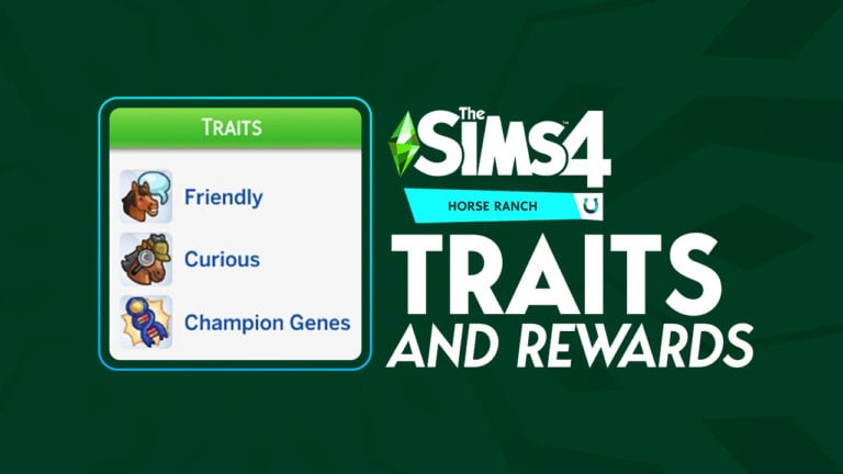Sims 4 Horse Traits: All CAS and Reward Traits!