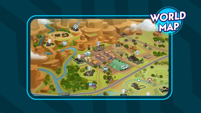 The Sims 4 Horse Ranch World Map