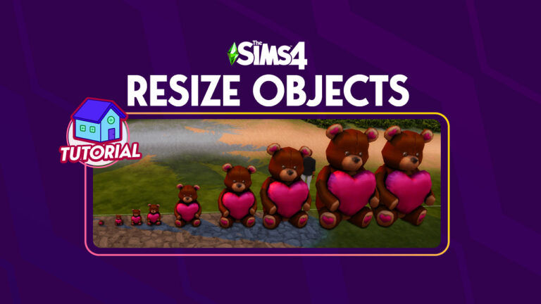 The Sims 4 Tutorial: How to Resize Objects