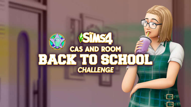 The Sims 4 Challenge: Back To School Build & CAS