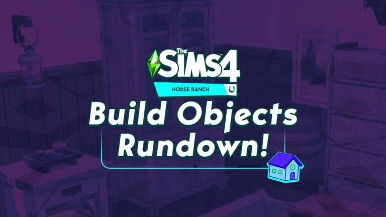 The Sims 4 Horse Ranch: Build and Buy Objects Review