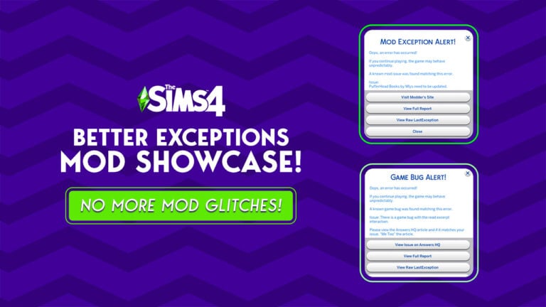 Better Exceptions Mod