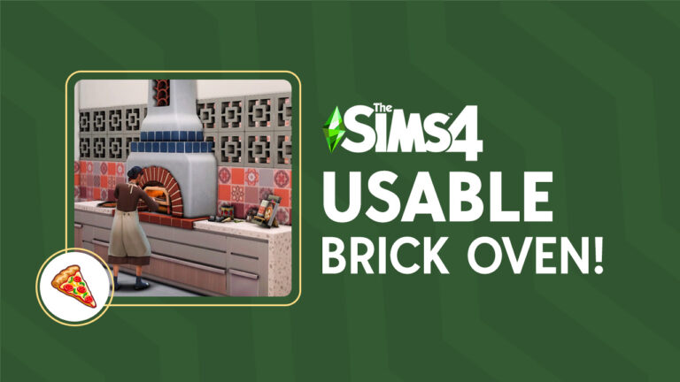 Sims 4 Usable Brick Oven