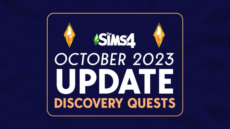 Sims 4 October Update