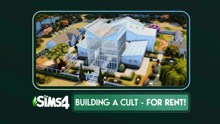 You Can Make an Absurd Sims 4 Cult Build with For Rent… So We Did!