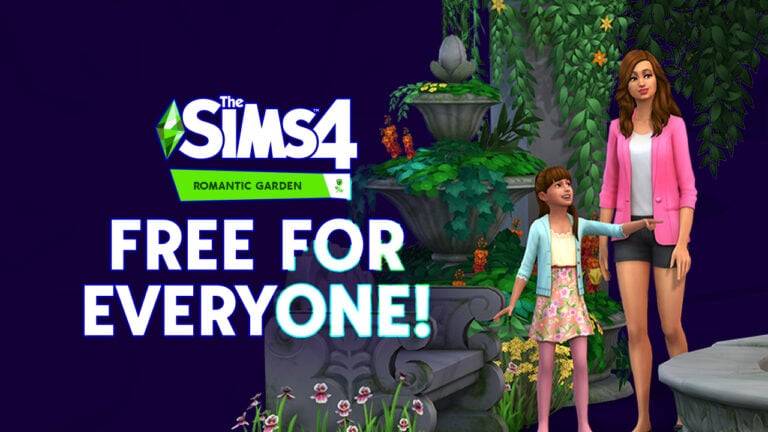 The Sims 4 Romantic Garden Stuff goes FREE on PC and Consoles
