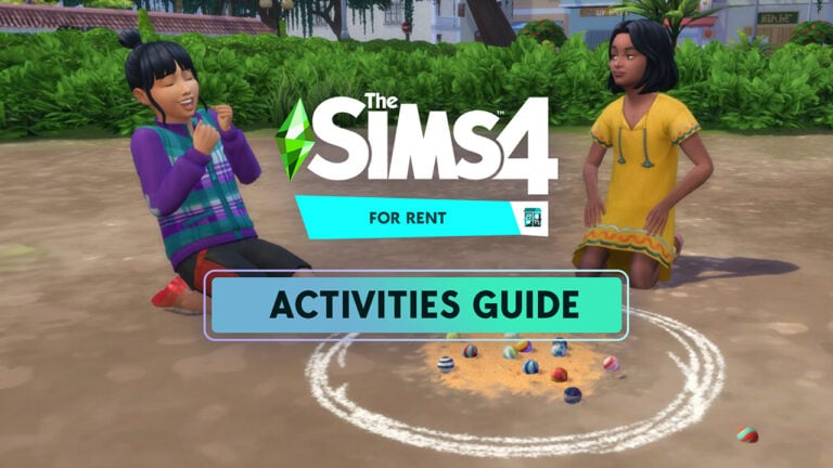 Sims 4 For rent activities