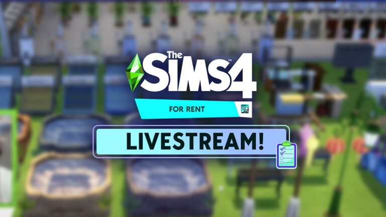 Sims 4 For Rent Livestream