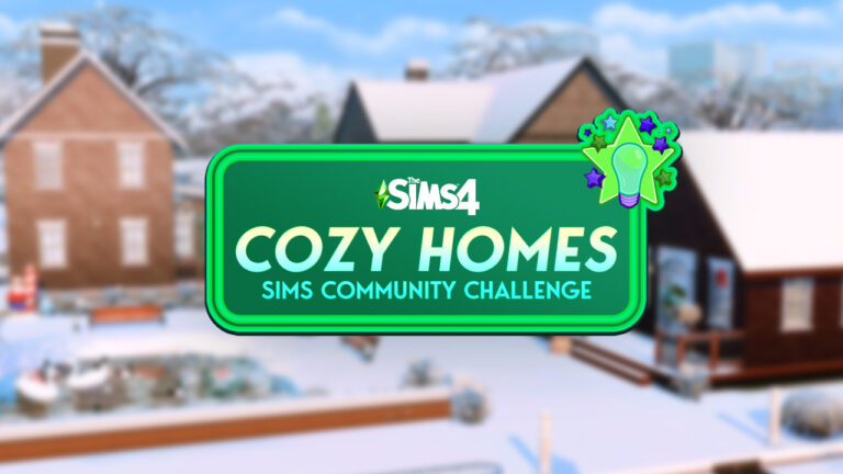 Sims Community Challenge: Cosy Winterfest Neighbourhood