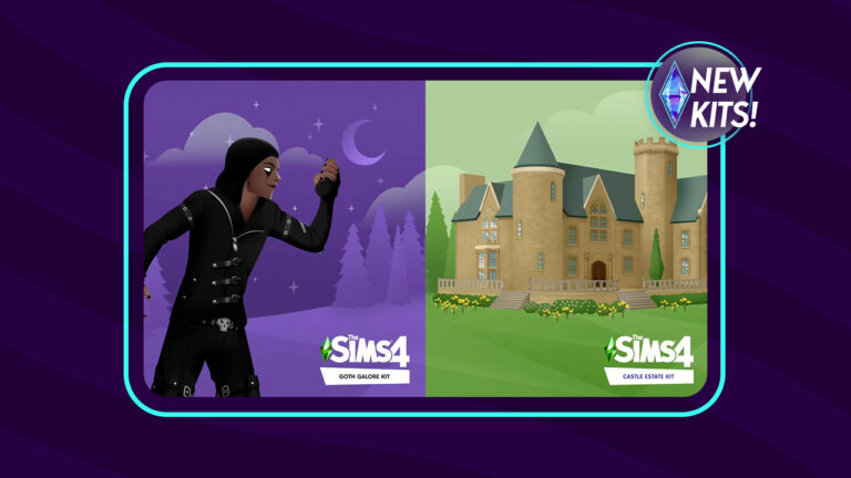 New Sims 4 Kits coming this week: Goth Galore and Castle Estate