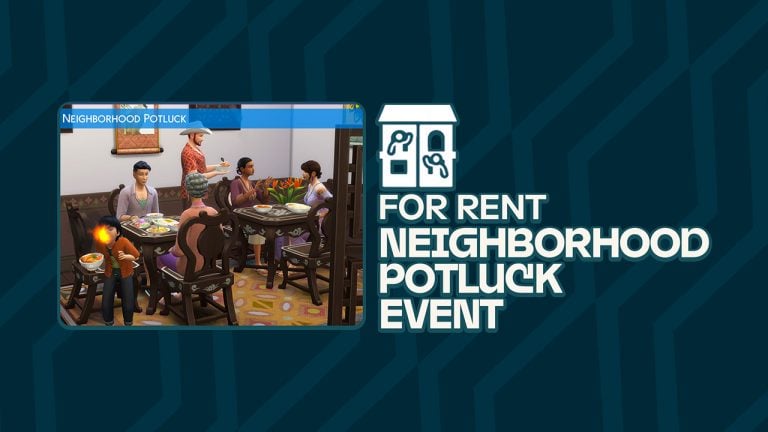The Sims 4 Neighbourhood Potluck: Get Super Friendly!