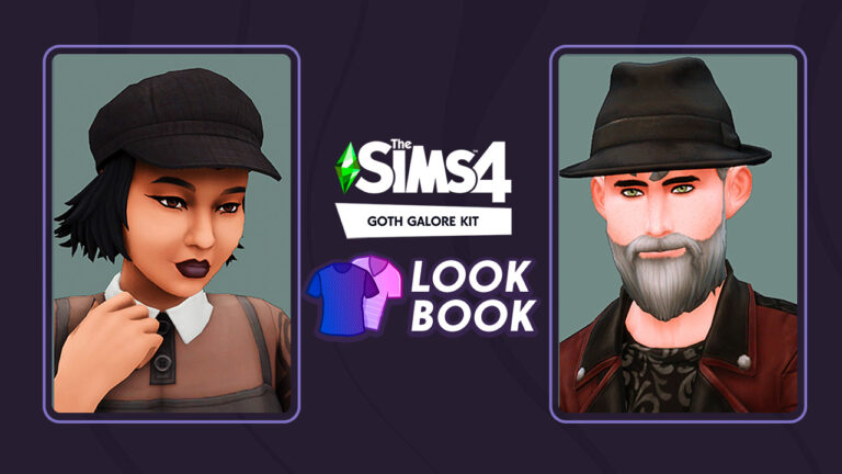 The Sims 4 Goth Galore Lookbook for Dark Fashion Lovers
