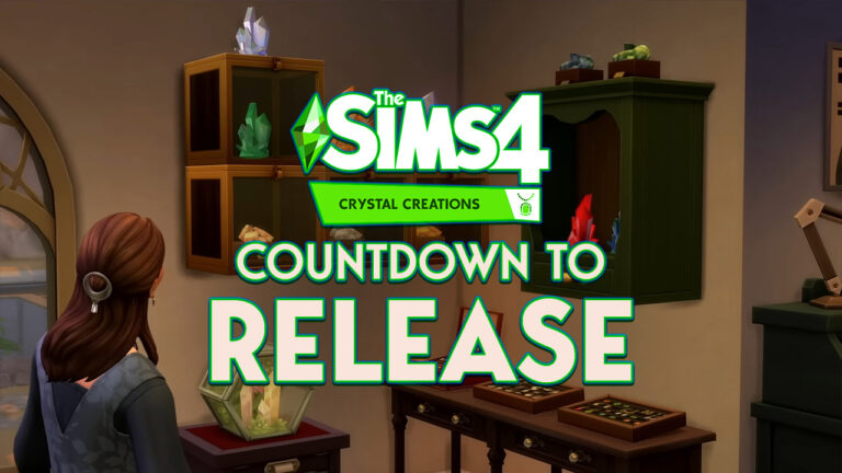 Countdown to The Sims 4 Crystal Creations Release