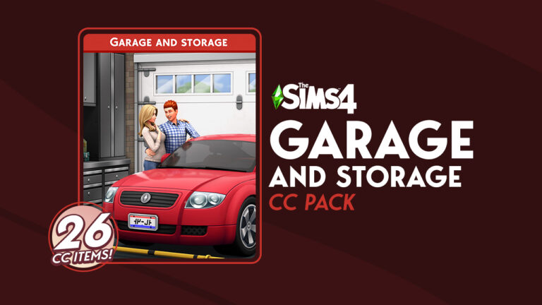 The Sims 4 Garage and Storage CC Pack: Complete Overview