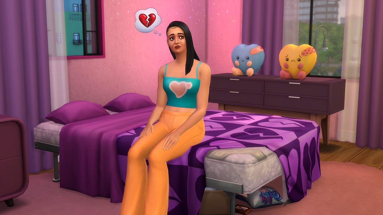 The Sims 4 Lovestruck screen