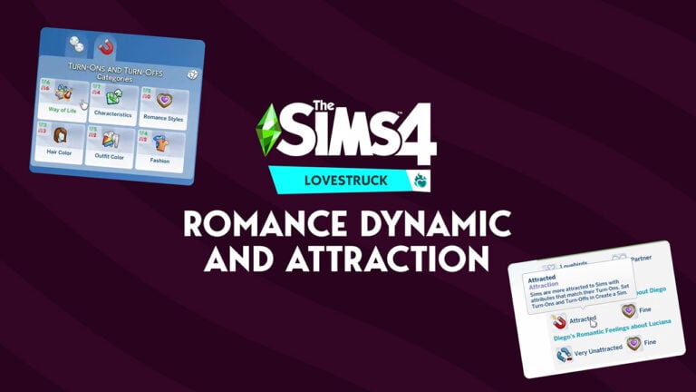 The Sims 4 Lovestruck: Romance Dynamic and Attraction Explained
