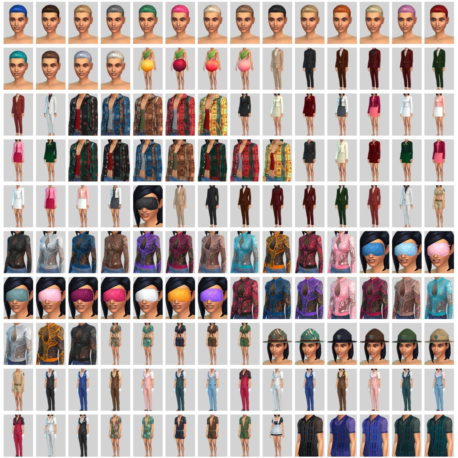 The Sims 4 Lovestruck Items: CAS and Build (With Swatches!)
