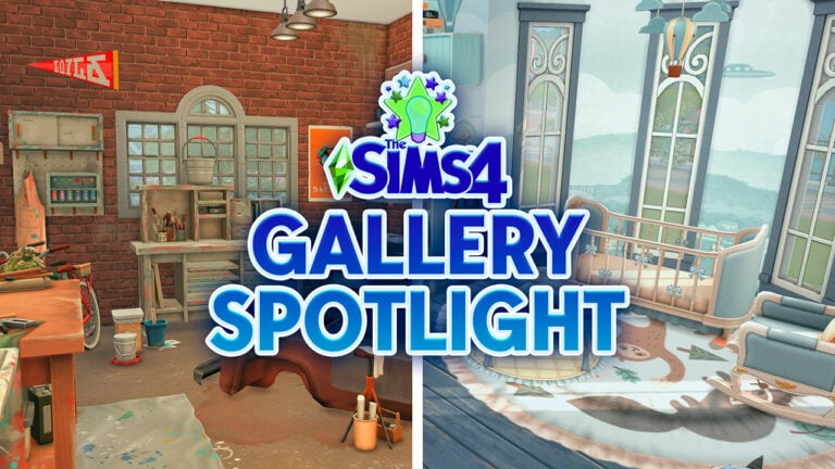The Sims 4 Gallery Spotlight: Storybook Nursery and Artist Studio Rooms