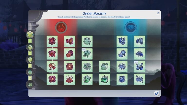 Ghost Power Tree coming with The Sims 4 Life & Death