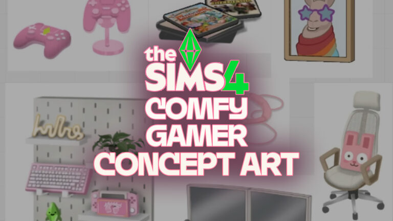Lilsimsie Shares Initial Concepts For The Sims 4 Comfy Gamer Kit