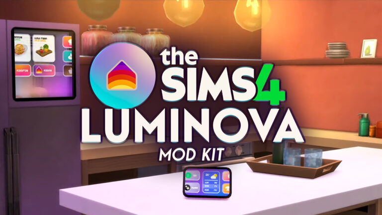 The Sims 4 Luminova Mod Kit: Smart Blinds, New Electronics And More!