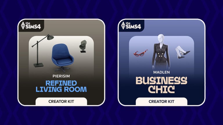 The Sims 4 Creator Kits Release Info: Refined Living Room and Business Chic