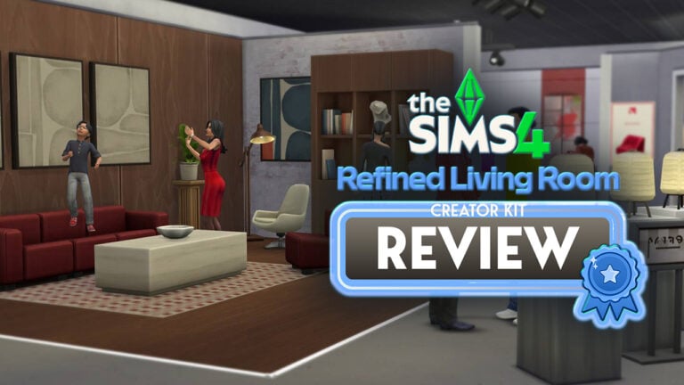 The Sims 4 Refined Living Room Kit Review
