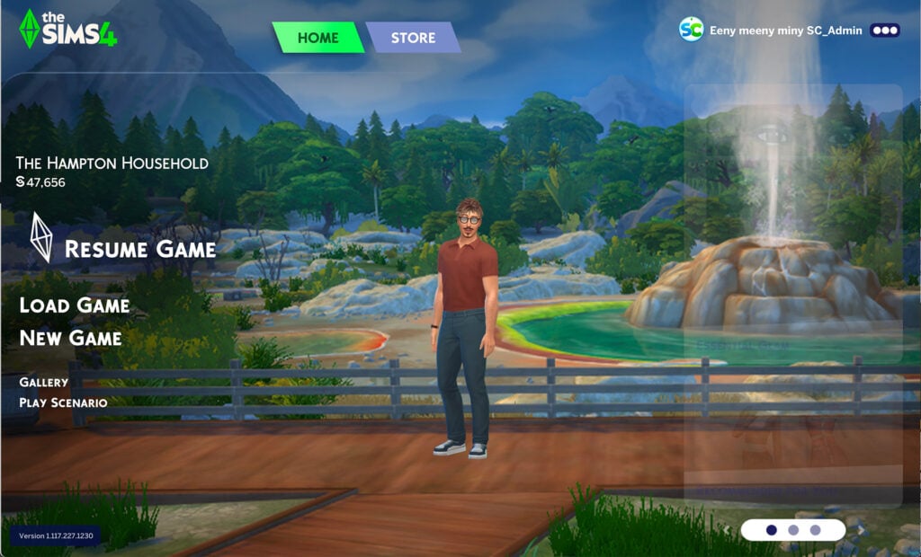 The Sims 4 Main Menu Goes Dynamic! 7 sims 4 main menu adventure awaits