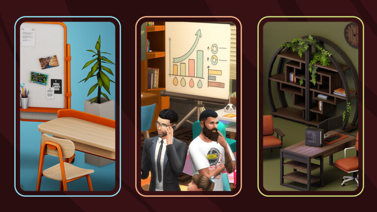 Sims 4 Office CC Sets: 10 Amazing Study Room Packs