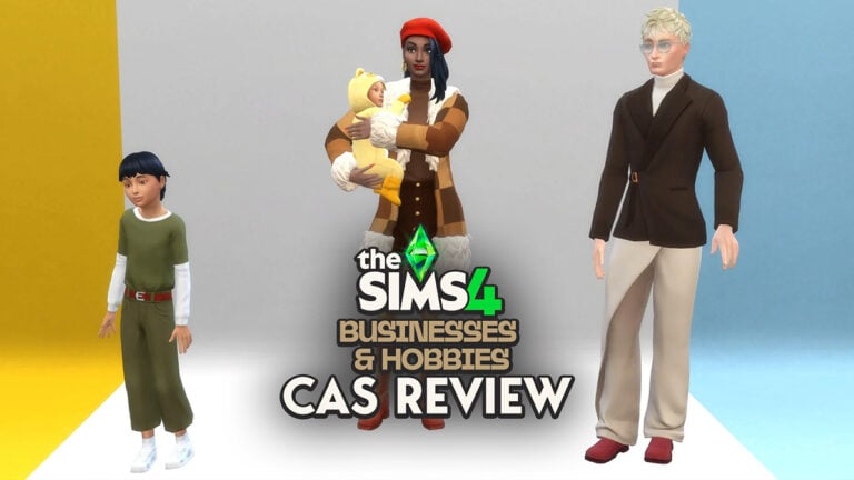The Sims 4 Businesses & Hobbies CAS Overview
