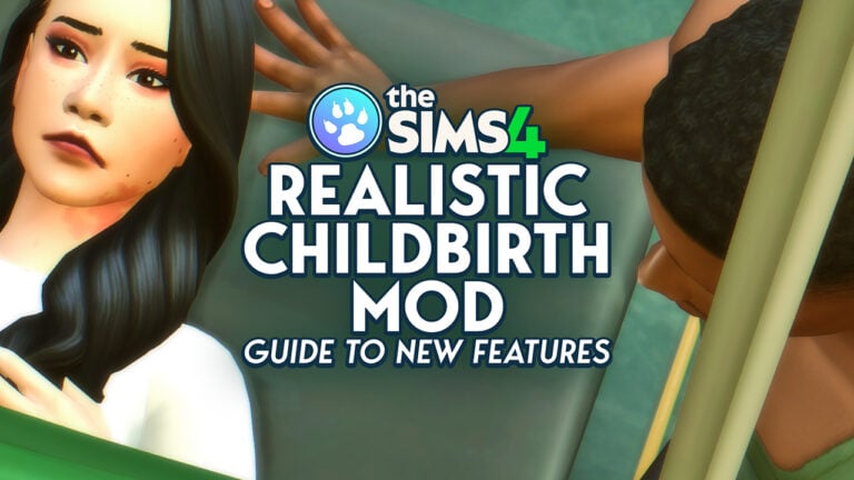 The Sims 4 Realistic Childbirth Mod: Llamaze, NICU, and Nursing School Walkthrough