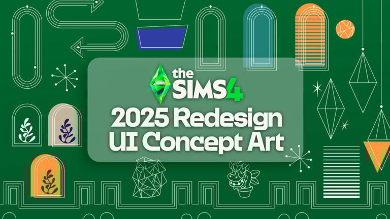The Sims 4 Main Menu Redesign: Official UI Concept Art