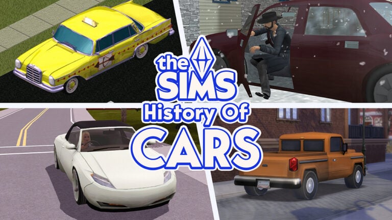 History of Cars in The Sims Franchise