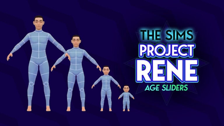 Old The Sims Project Rene Leak Shows Age Sliders In Action