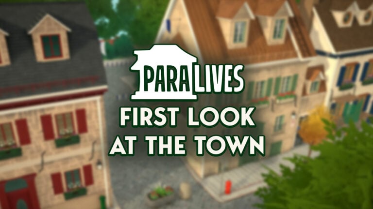 A First Look at the Beautiful New Paralives Town