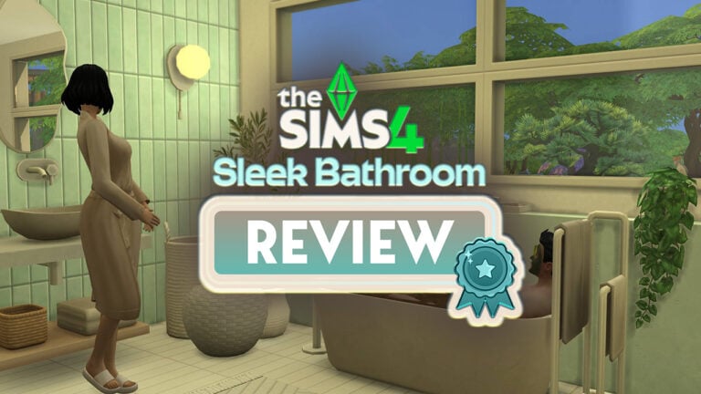 The Sims 4 Sleek Bathroom Kit Review