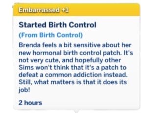 Full Guide to The Sims 4 Relationship and Pregnancy Overhaul Mod Collection 7 Birth Control