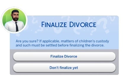 Full Guide to The Sims 4 Relationship and Pregnancy Overhaul Mod Collection 15 Divorce