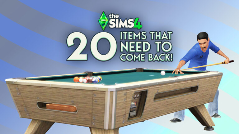 20 Things I’m Shocked Have Not Returned as Sims 4 Items