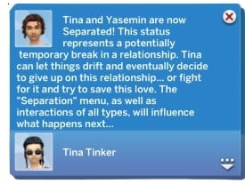 Full Guide to The Sims 4 Relationship and Pregnancy Overhaul Mod Collection 11 Separation