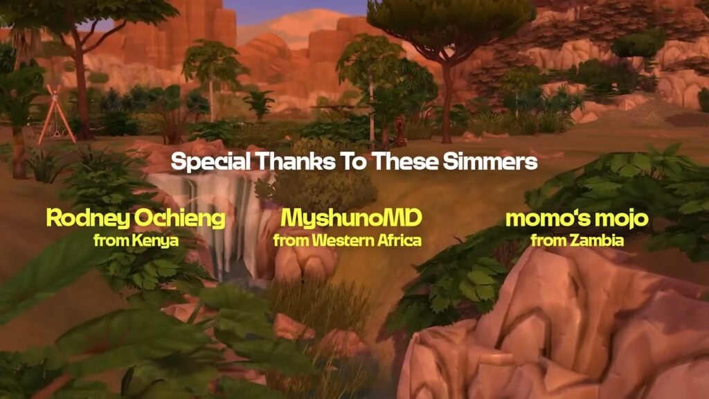 The Sims 4 African Savanna World Mod: An Interview With Mod Creator Nando! 7 The Sims 4™ African Savanna Official Reveal Trailer 0 46 screenshot