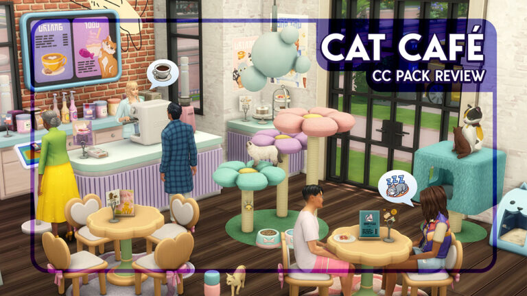 The Sims 4 Cat Café CC Pack: Overview & Build