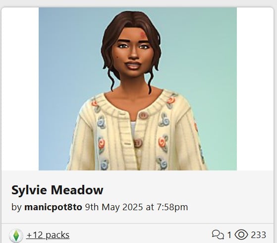 The Sims 4 CAS Presets and Face Slider Mods: Put on a Happy Face 8 preset3