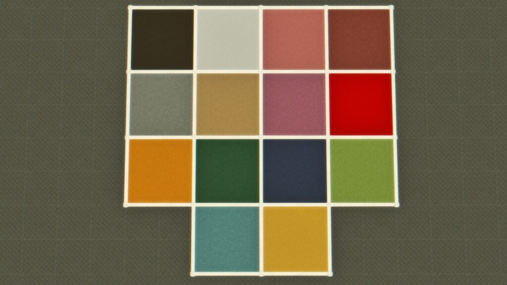 Sims 4 Retail Essentials CC Set Basic Floor Swatches
