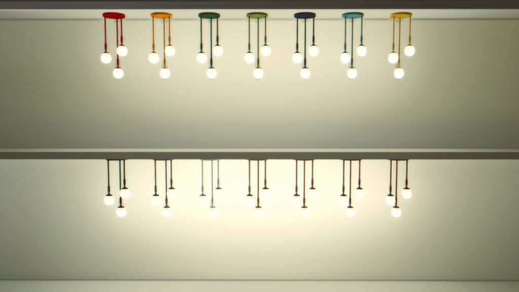 Sims 4 Retail Essentials CC Set Lamp NIGHT SWATCHES