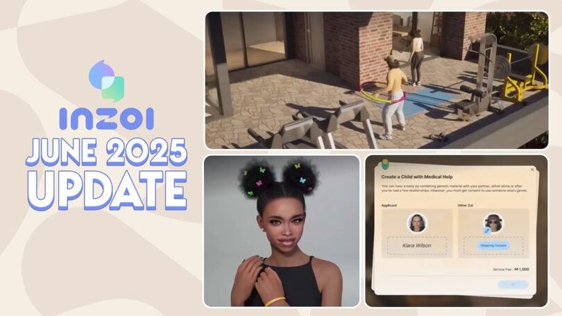 InZOI June 2025 Update FE
