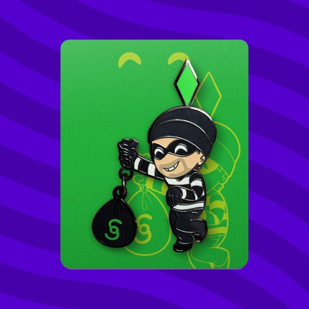 Lapelpin youtooz burglar