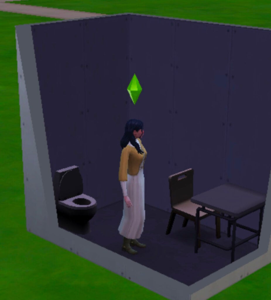 Let's Try The Sims 4 One Tile Box Challenge (Rules & Playthrough) 8 One Tile Box Challenge- First Furniture